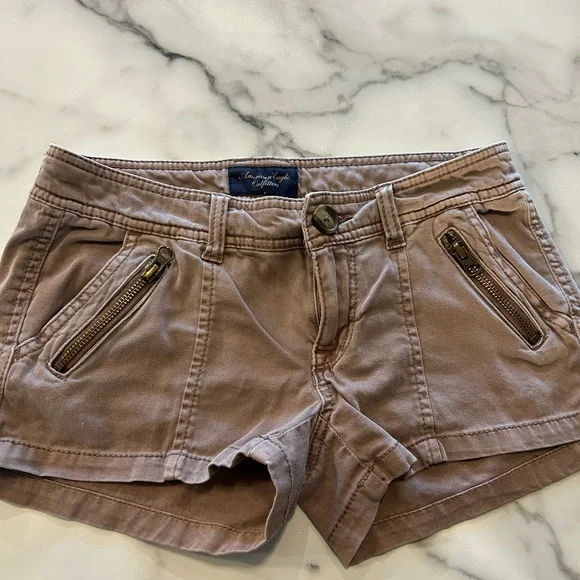 Banana Republic Womens Tan Jean-Style Shorts - Picture 1 of 3